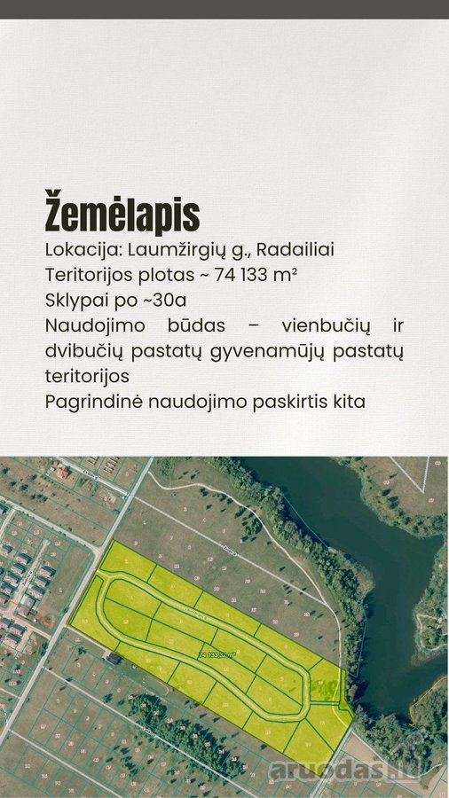 7,4 Ha Gyvenamųjų Sklypų Masyvas Radailiuose - nuotraukos Nr. 6