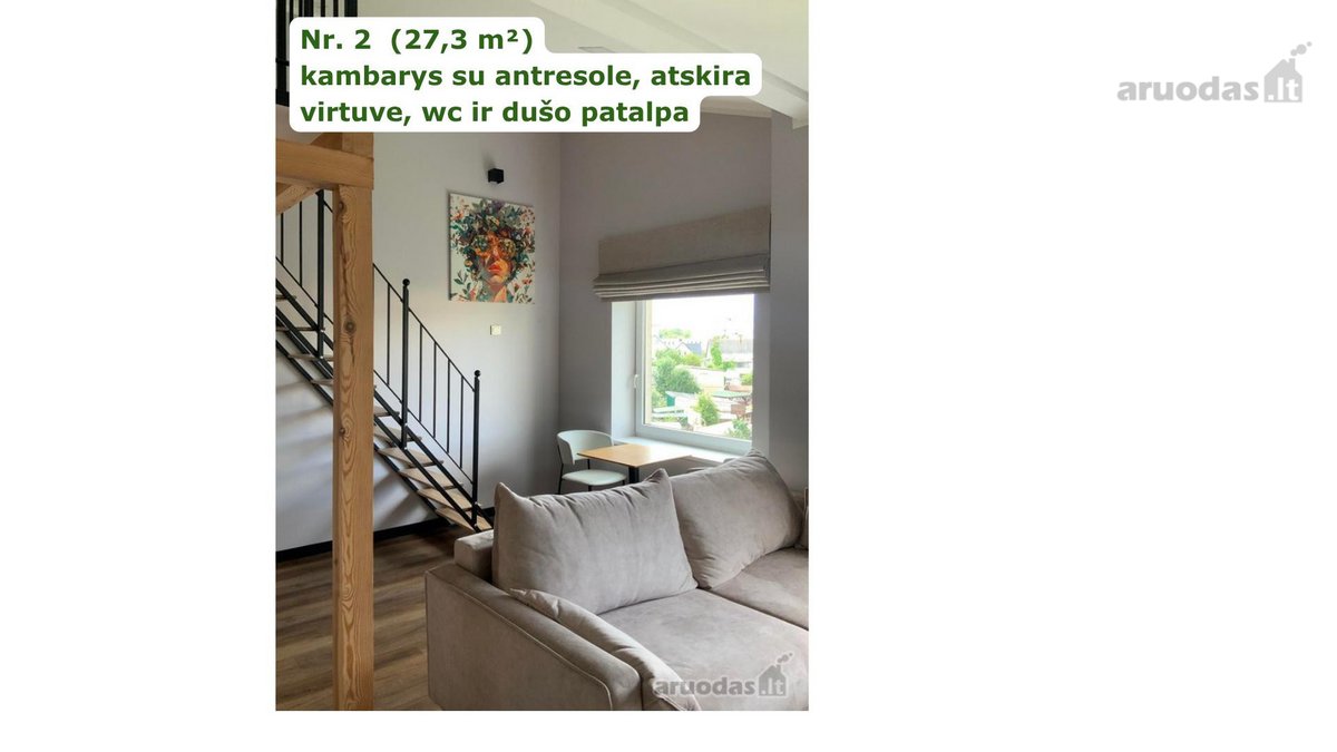 Nuomojami naujai įrengti nestandartiniai - nuotraukos Nr. 12