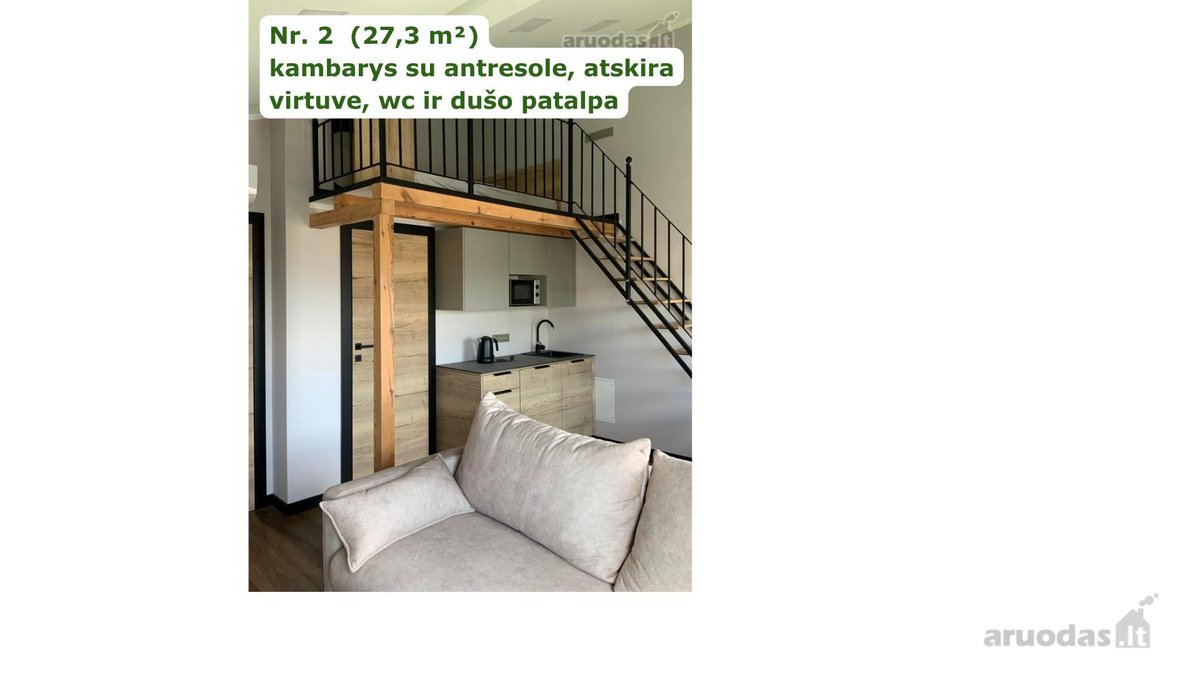 Nuomojami naujai įrengti nestandartiniai - nuotraukos Nr. 13