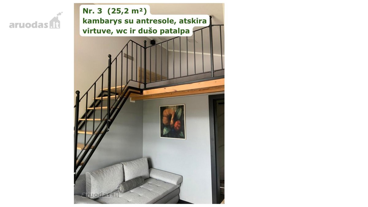 Nuomojami naujai įrengti nestandartiniai - nuotraukos Nr. 16