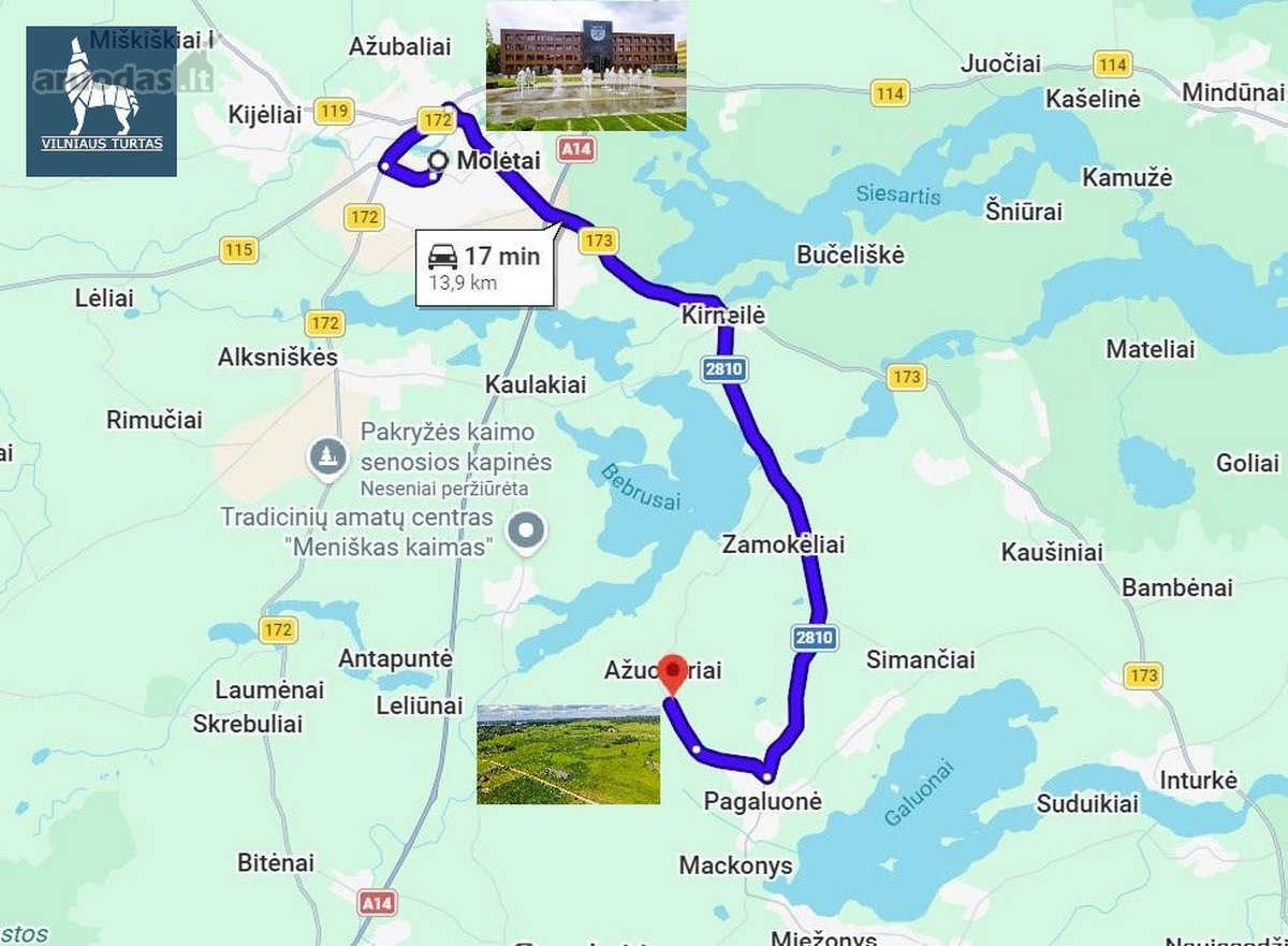 Parduodamas Erdvus 2.8919 Ha Žemės Sklypas - nuotraukos Nr. 18