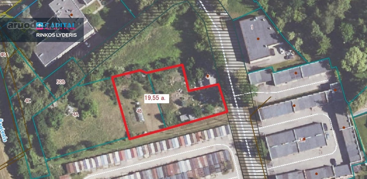 Parduodamas 19,55 Arų Sklypas Spaustuvės G., - nuotraukos Nr. 2