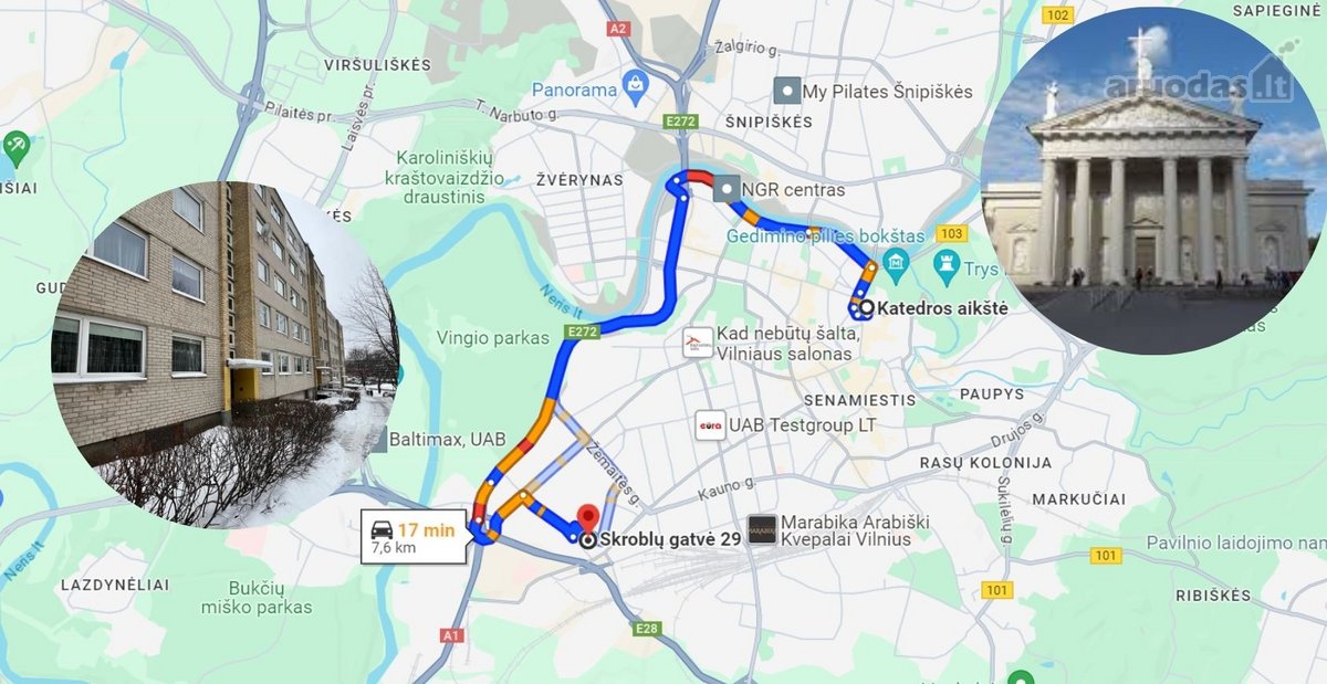 Nuomojamas šviesus ir jaukus 2 kambarių 50 kv - nuotraukos Nr. 24