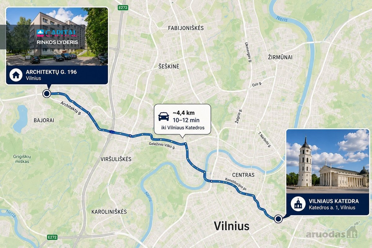 Tvarkingas 3 Kambarių Butas Renovuotame Name - nuotraukos Nr. 26