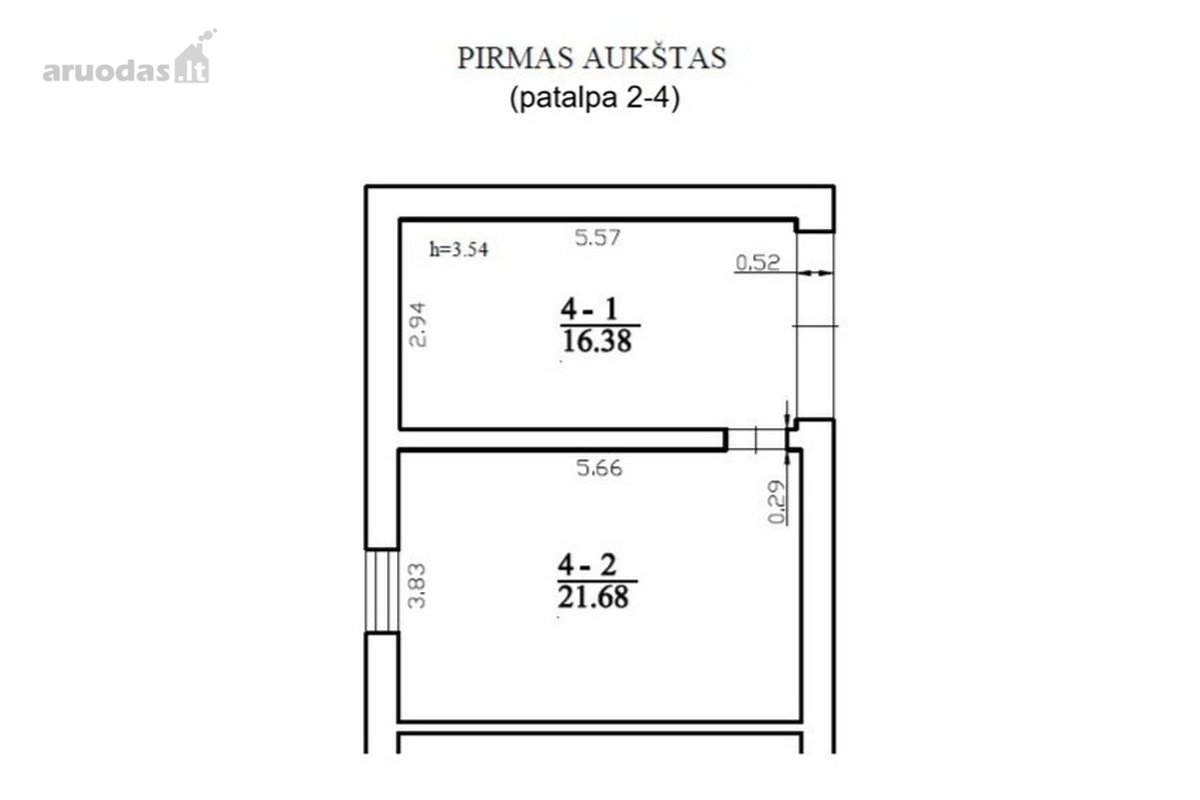 Parduodamos trejos patalpos Utenoje, - nuotraukos Nr. 18