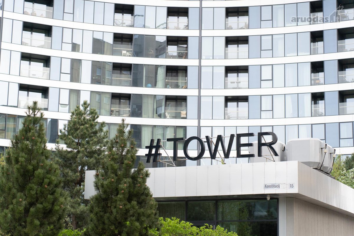 Nuomojamas naujai įrengtas butas #Tower name. - nuotraukos Nr. 27