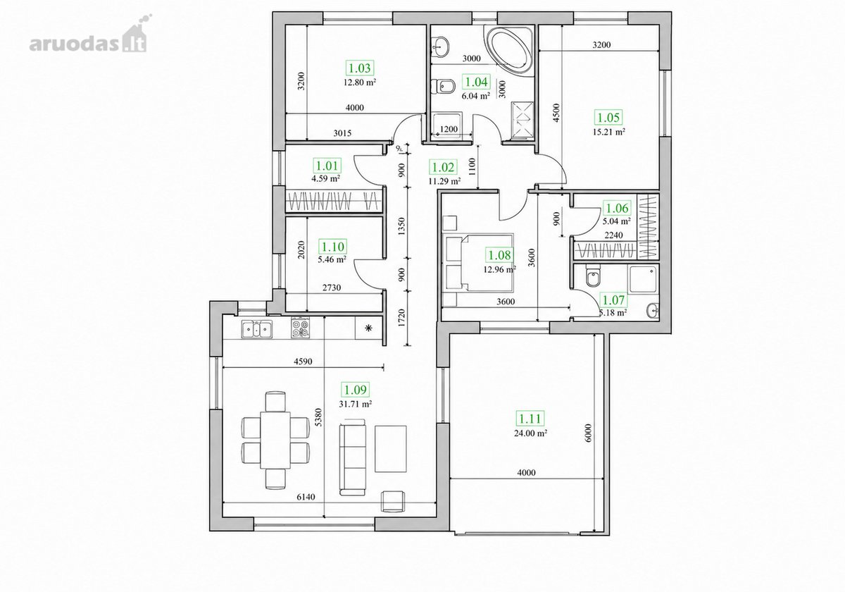 Modernus Vieno Aukšto Namas Šalia Vilniaus – - nuotraukos Nr. 20