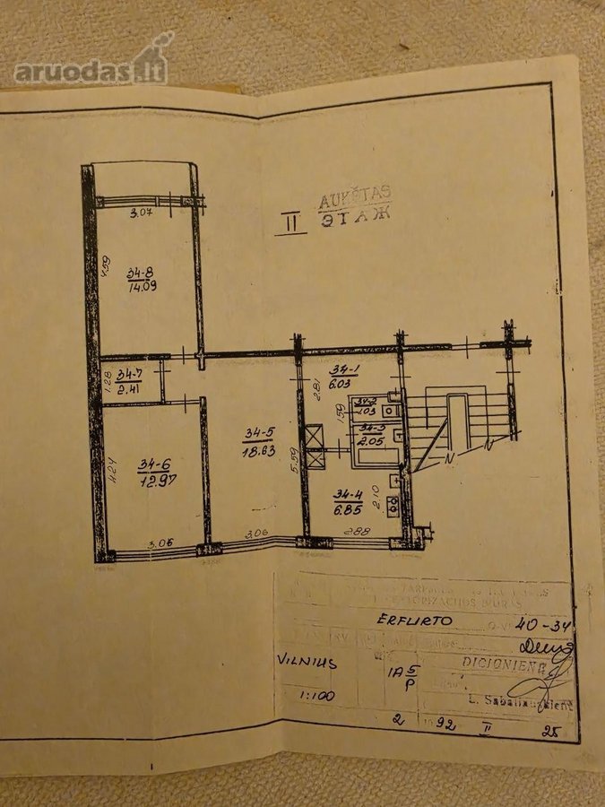 Parduodamas 3 kambarių butas Erfurto g. 40, - nuotraukos Nr. 20