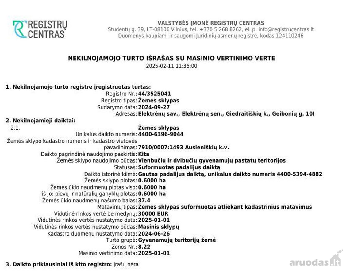 Parduodamas 60 Arų Namų Valdos Sklypas Prie - nuotraukos Nr. 7