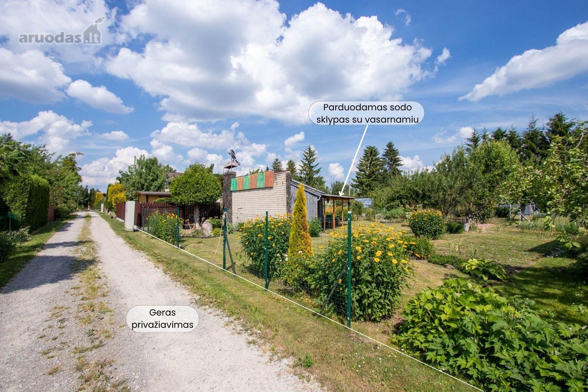 Parduodamas sodo sklypas su mūriniu 20,77 kv. - nuotraukos Nr. 11