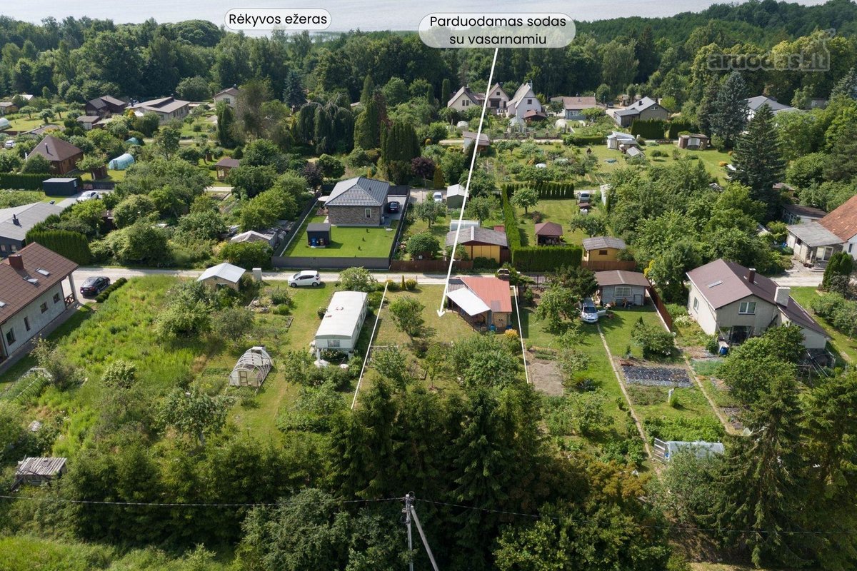 Parduodamas sodo sklypas su mūriniu 20,77 kv. - nuotraukos Nr. 14