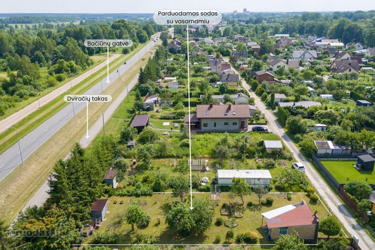 Parduodamas sodo sklypas su mūriniu 20,77 kv. - nuotraukos Nr. 15