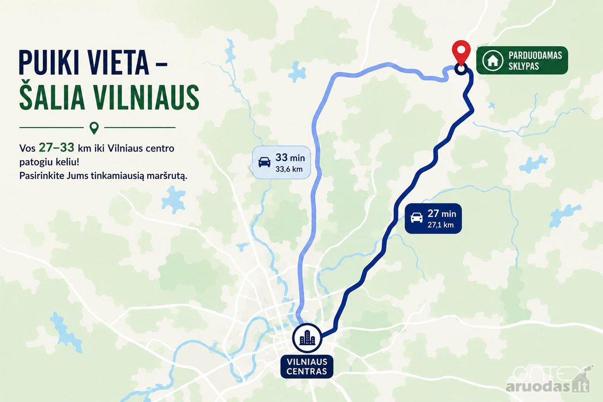 Namų Valdos Sklypai Šalia Nemenčinės – Šalia - nuotraukos Nr. 11
