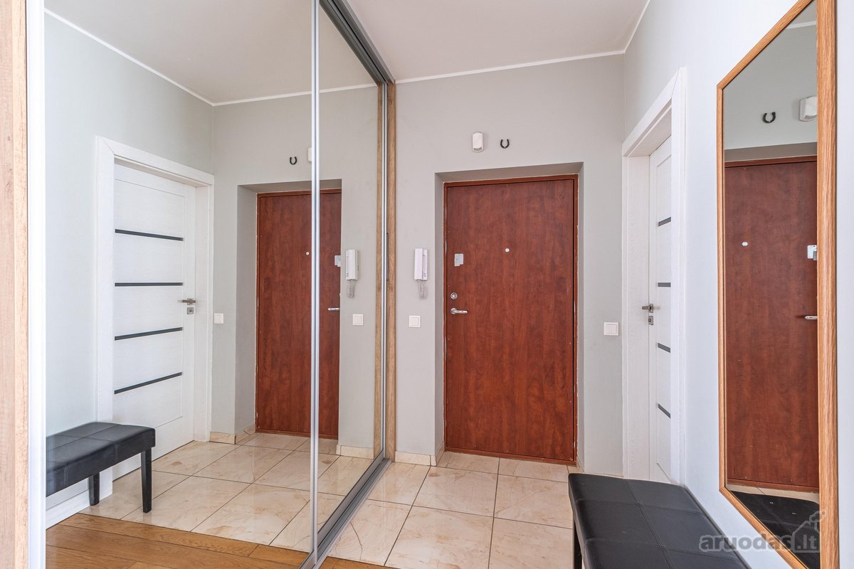 Nuomojamas nuostabus 3k. 84 m2 erdvus butas - nuotraukos Nr. 6