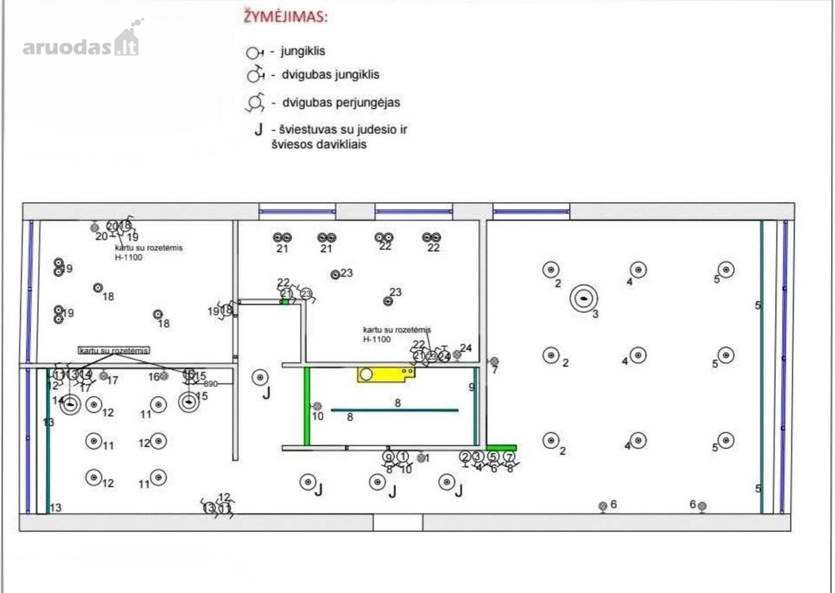 Parduodamas erdvus ir šviesus 4 kambarių - nuotraukos Nr. 27