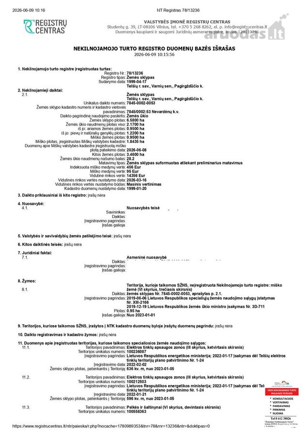 Parduodami 15,26ha bendro ploto sklypai su - nuotraukos Nr. 16