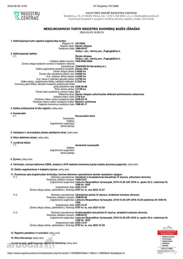 Parduodami 15,26ha bendro ploto sklypai su - nuotraukos Nr. 18