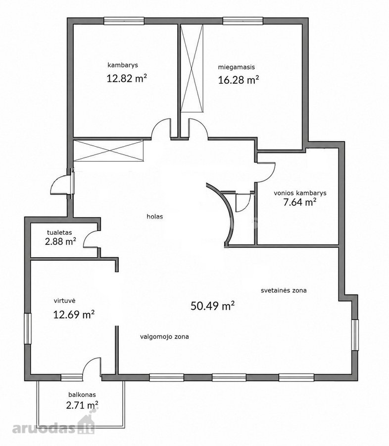 Prestižiniame Žvėryne – Erdvus Ir Šviesus 3 - nuotraukos Nr. 22