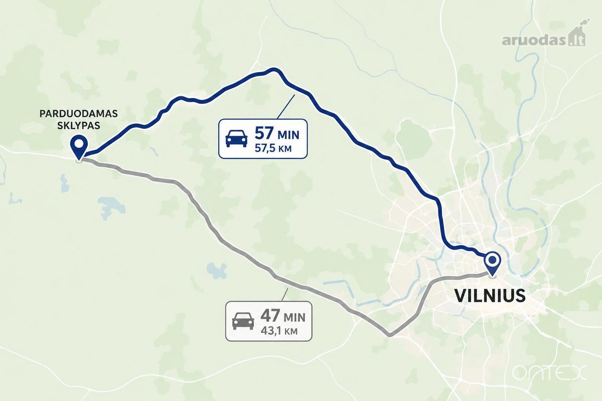 Namų valdos sklypas netooiese Vievio ežero – - nuotraukos Nr. 7