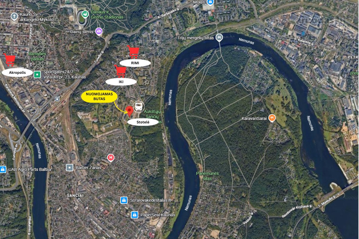 Nuomojamas Erdvus 2 Kambarių Butas Su - nuotraukos Nr. 15