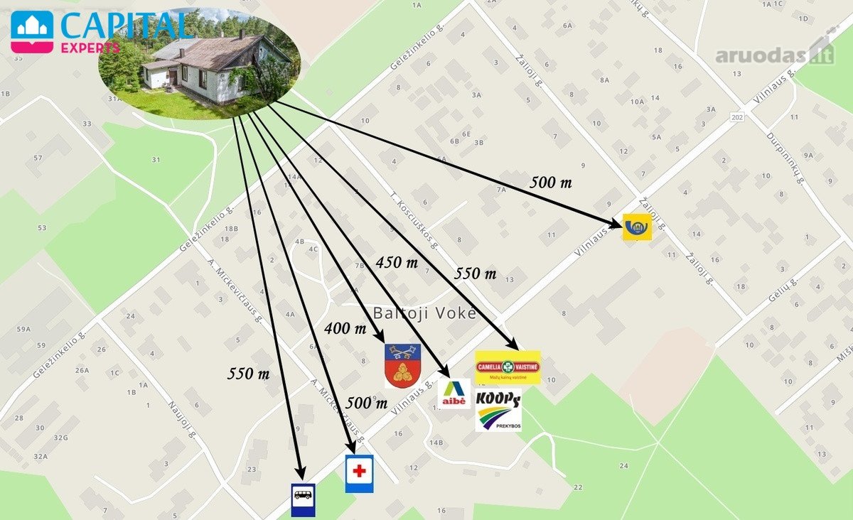 Pušų Apsuptyje Parduodama 56,53 Kv. M Namo - nuotraukos Nr. 24
