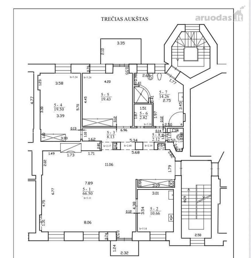Išskirtinis Būstas Šalia Vingio Parko – Erdvė - nuotraukos Nr. 20