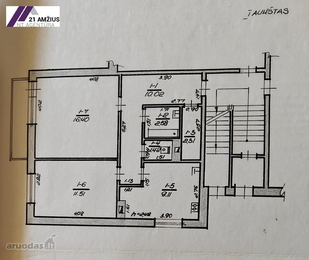 Parduodamas tvarkingas ir šviesus 2 kambarių - nuotraukos Nr. 11
