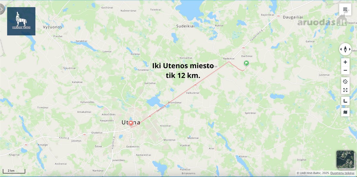 Parduodamas 5,66 ha žemės ūkio paskirties - nuotraukos Nr. 2