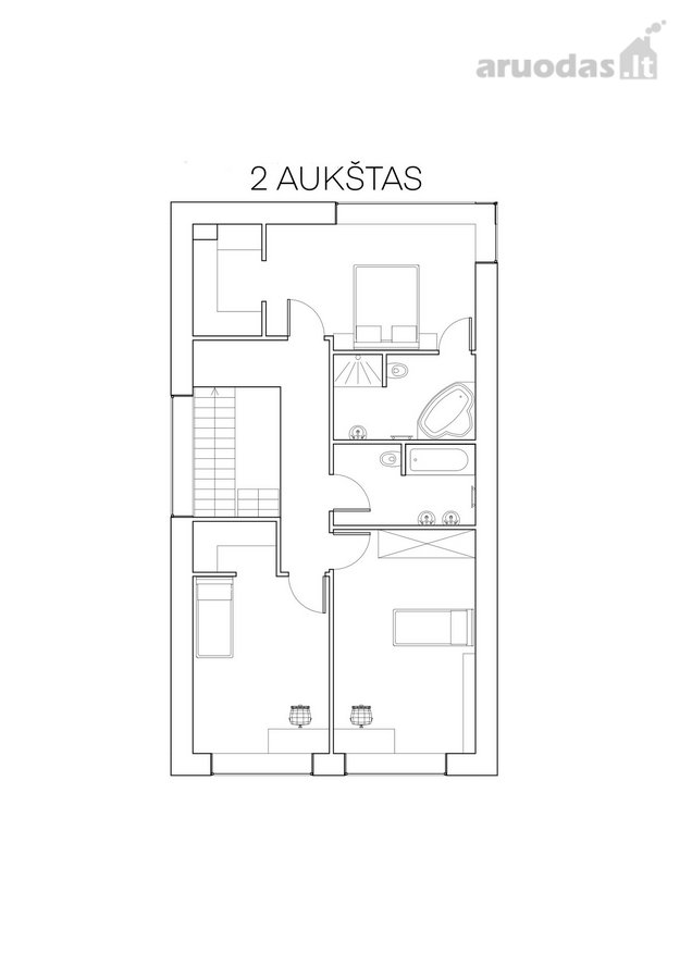 Erdvus šeimos namas šalia miško – statytas sau. - nuotraukos Nr. 20