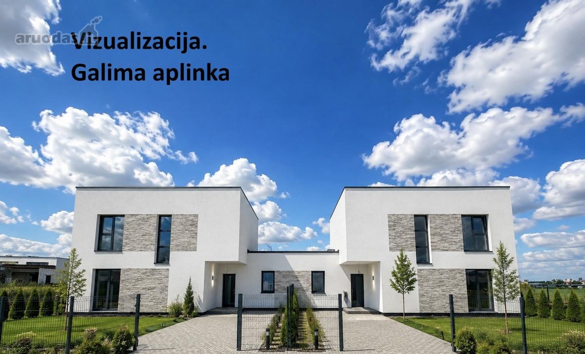  Parduodamas Naujos Statybos Dvibutis Namas - nuotraukos Nr. 3
