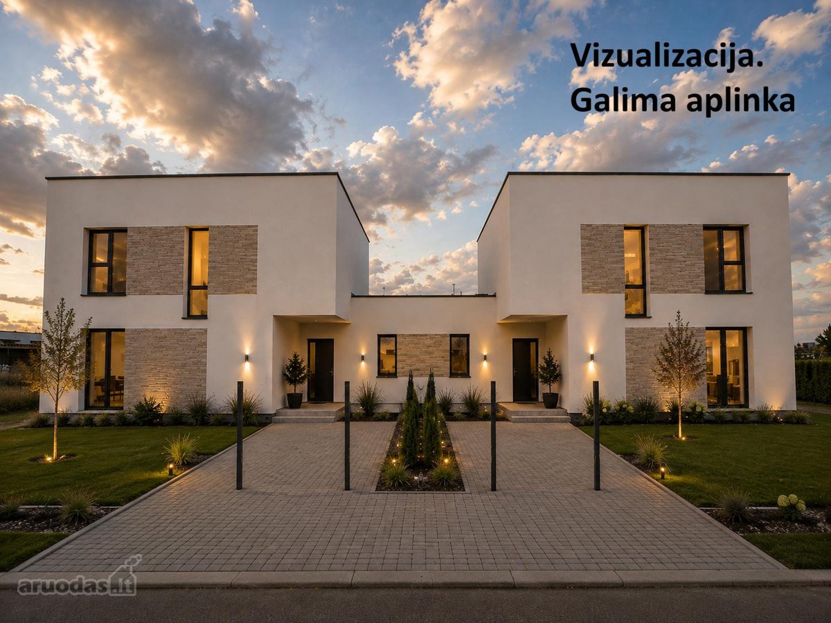 Parduodamas Naujos Statybos Dvibutis Namas - nuotraukos Nr. 6