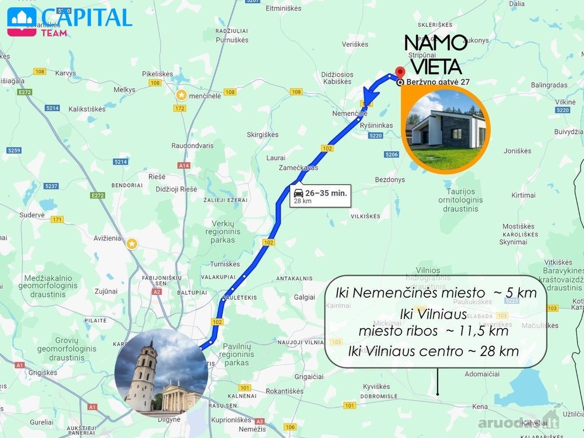 Modernus Vieno Aukšto Namas Su Nuosavu Mišku - nuotraukos Nr. 35