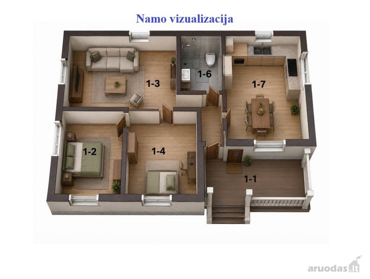 Parduodamas namas Alytaus priemiestyje – - nuotraukos Nr. 18