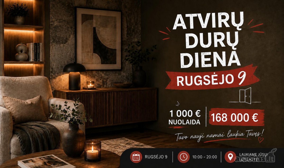 Parduodamas šviesus, saulėtas ir jaukus butas - nuotraukos Nr. 2