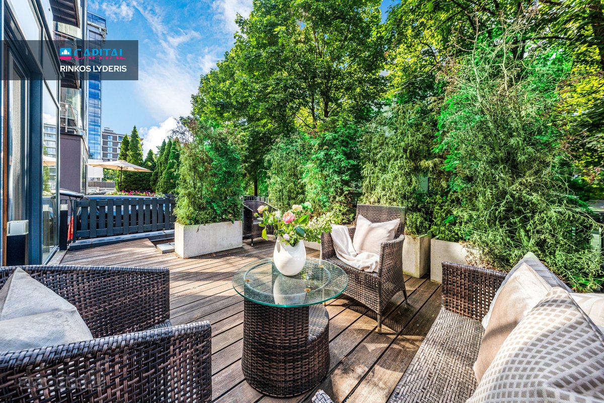 Nuomojami kokybiški apartamentai su Terasa ir - nuotraukos Nr. 3