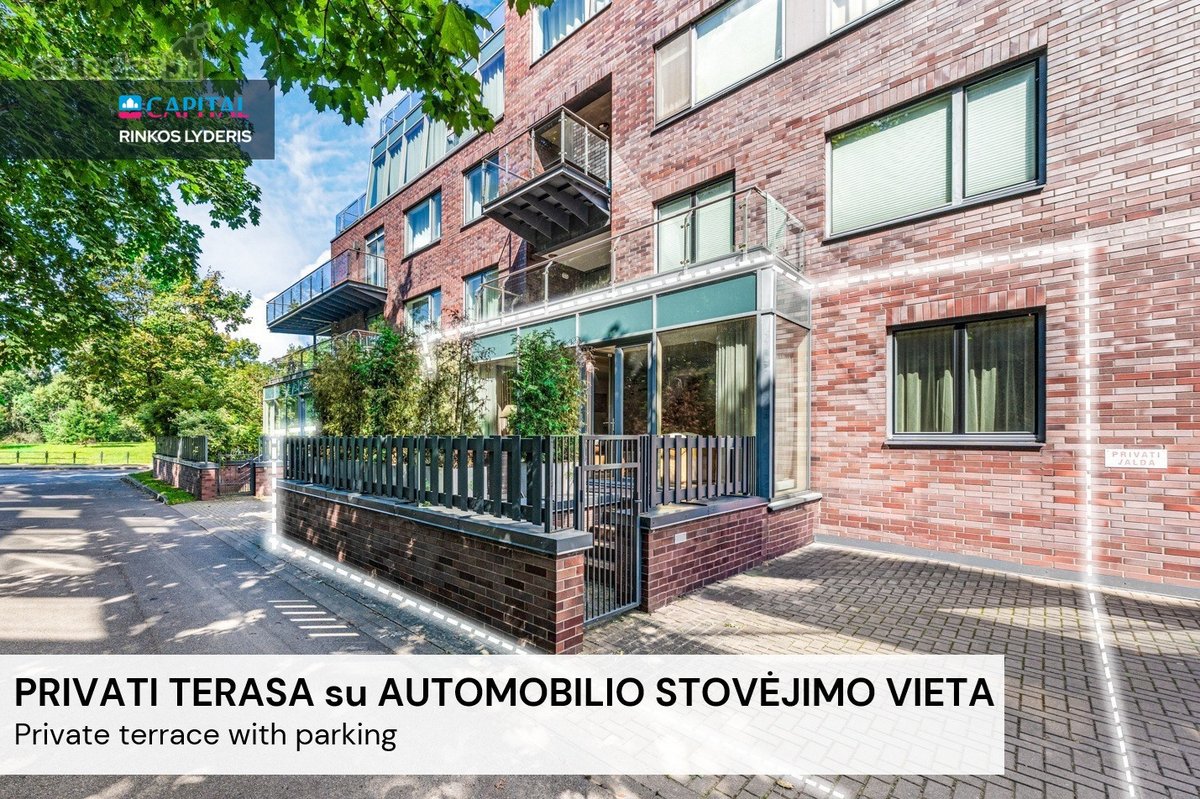 Nuomojami kokybiški apartamentai su Terasa ir - nuotraukos Nr. 5