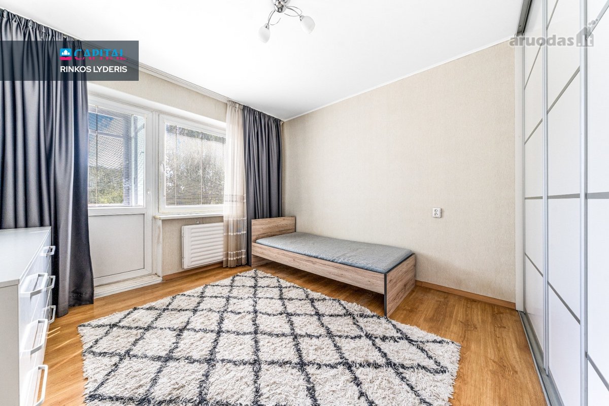 Nuomojamas Tvarkingas 2 Nepereinamų Kambarių - nuotraukos Nr. 6
