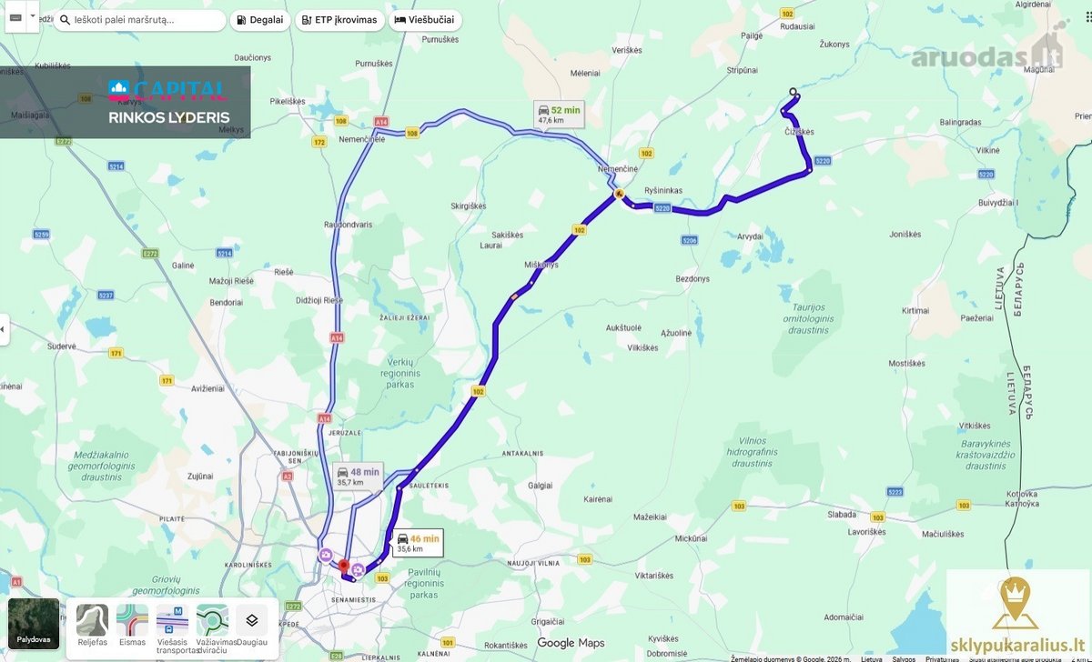 Ant Neries kranto parduodama namų valda su - nuotraukos Nr. 18