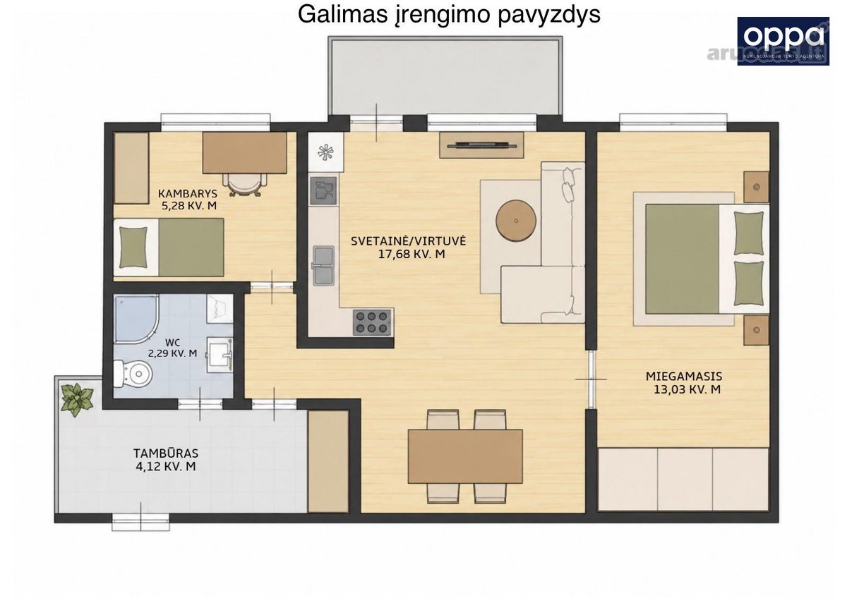 Butas Naujojoje Vilnioje, apsuptas žalumos – - nuotraukos Nr. 6