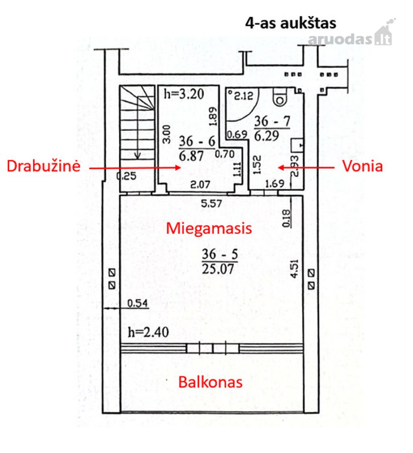 Parduodamas Erdvus 2-jų Nepereinamų Kam. - nuotraukos Nr. 48
