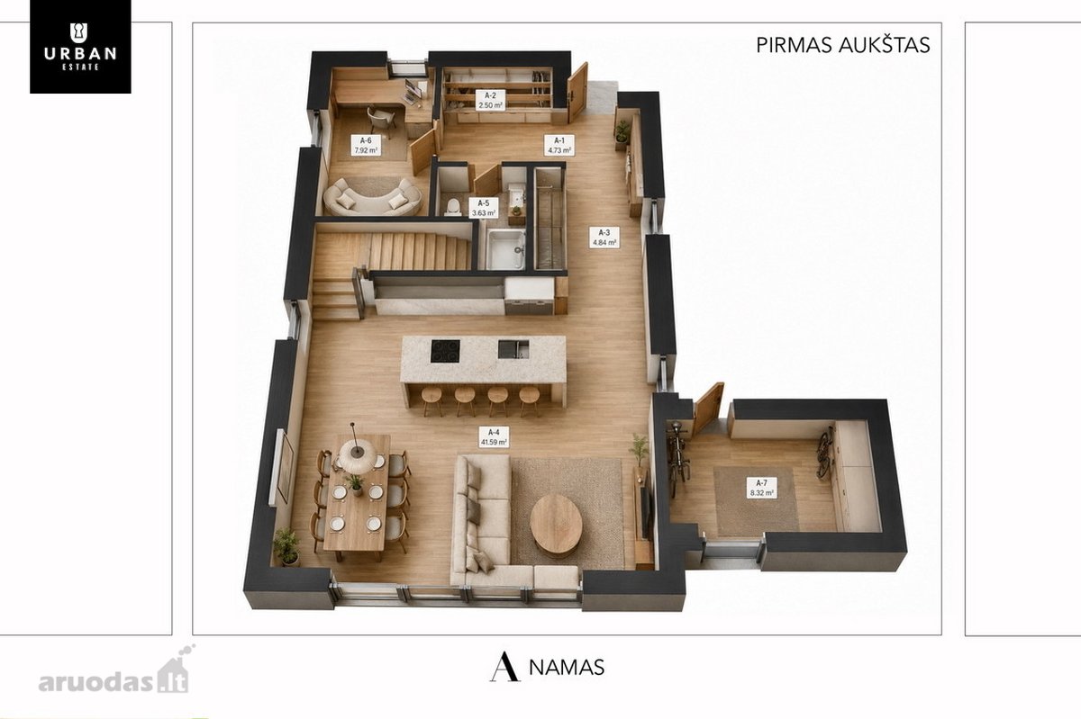 A++ Klasės Modernios Achitektūros Namai - nuotraukos Nr. 8