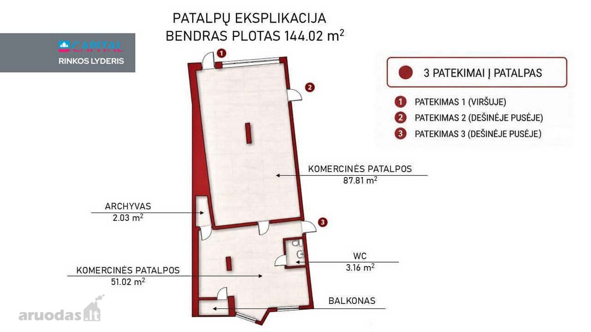 Nuomojamos komercinės patalpos Žirmūnuose, S. - nuotraukos Nr. 2