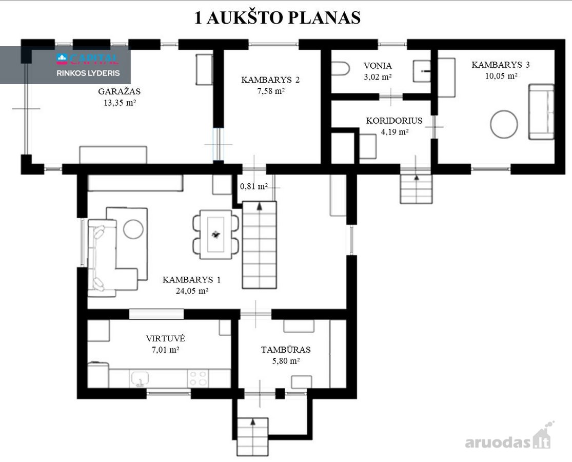 Parduodamas pilnai įrengtas sodo namas - nuotraukos Nr. 34