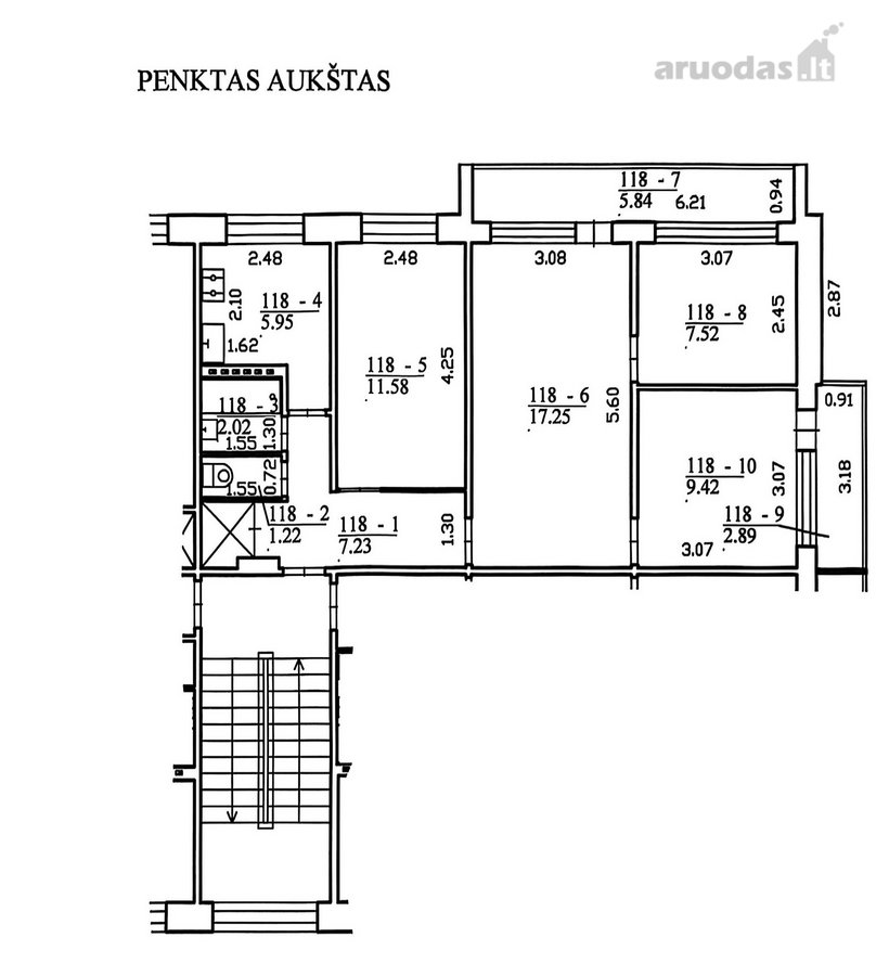 Parduodamas pilnai suremontuotas 4 kambarių - nuotraukos Nr. 16