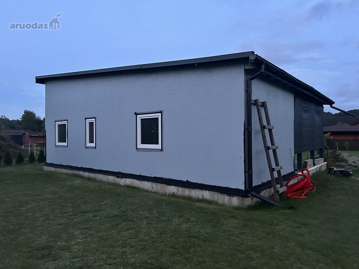 ? Parduodamas 12 a sklypas su 56 m² nebaigtos - nuotraukos Nr. 19
