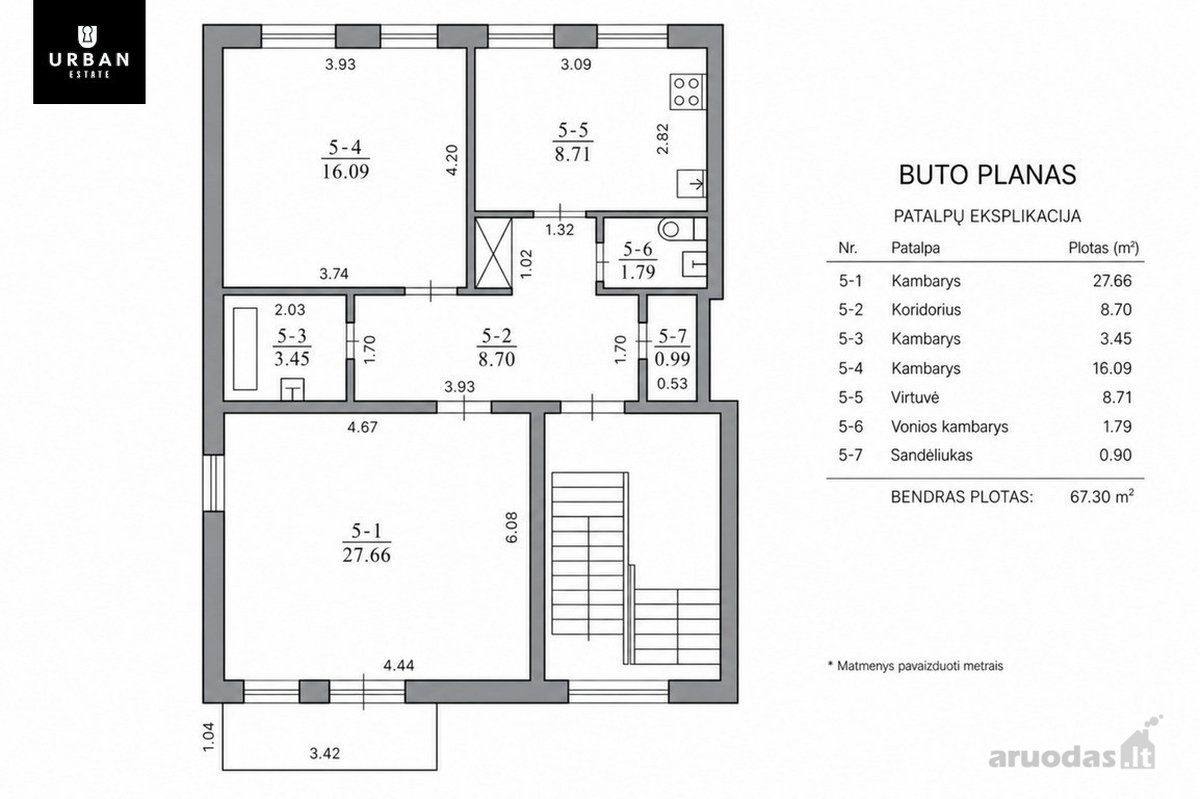 Parduodamas 2 Kambarių Butas Senamiestyje! - nuotraukos Nr. 26