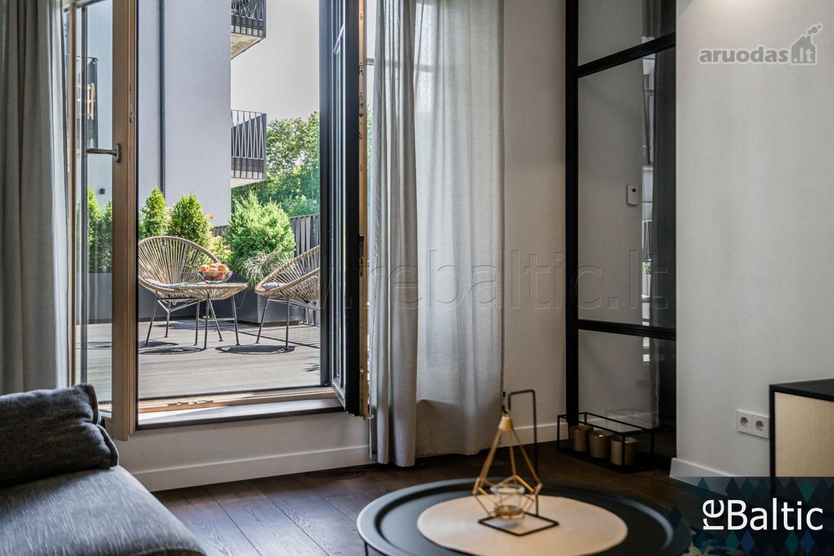 Prestižiniai dviejų kambarių apartamentai su - nuotraukos Nr. 8