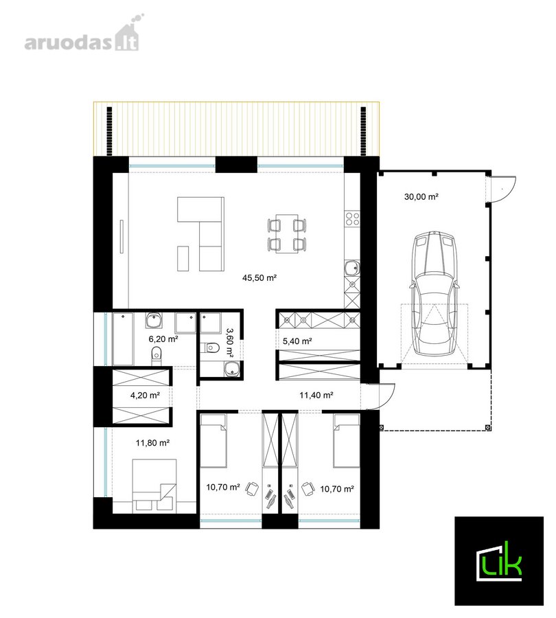 Paskutinis Individualus Namas J2 Namų Kvartale - nuotraukos Nr. 15