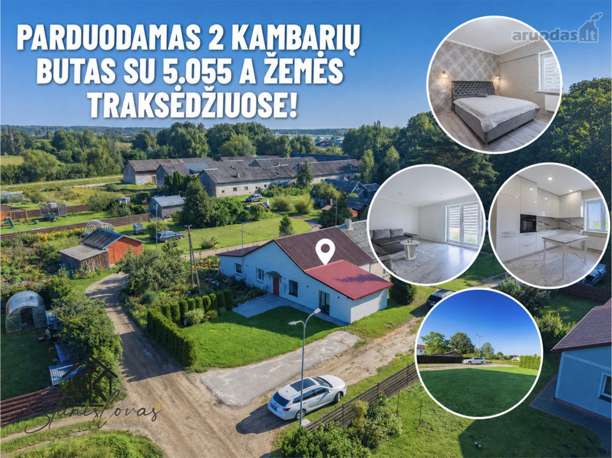Parduodamas 2 Kambarių Butas Su 5.055 A Žemės - nuotraukos Nr. 2