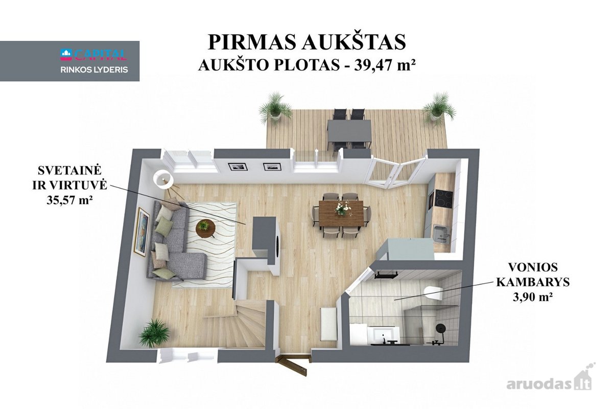 Parduodamas namas su pirties pastatu labai - nuotraukos Nr. 24